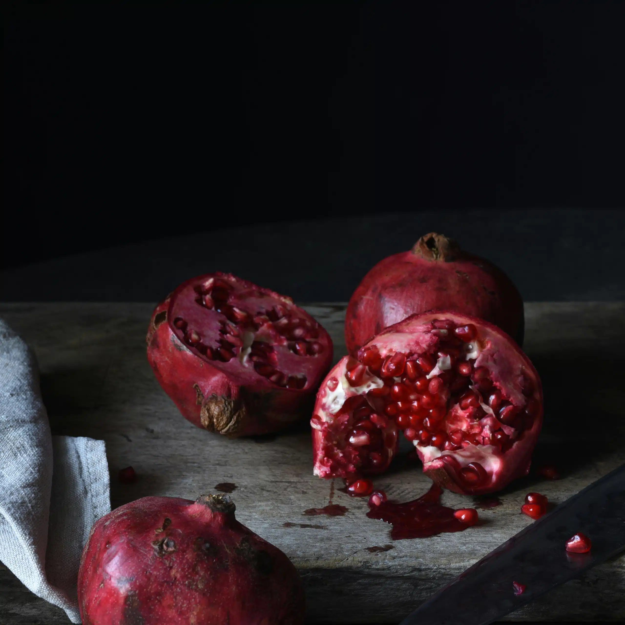 Painterly Pomegranate